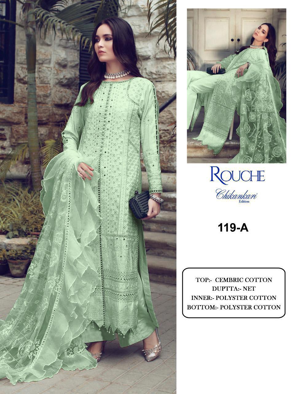 rouche chikankari collection 2020