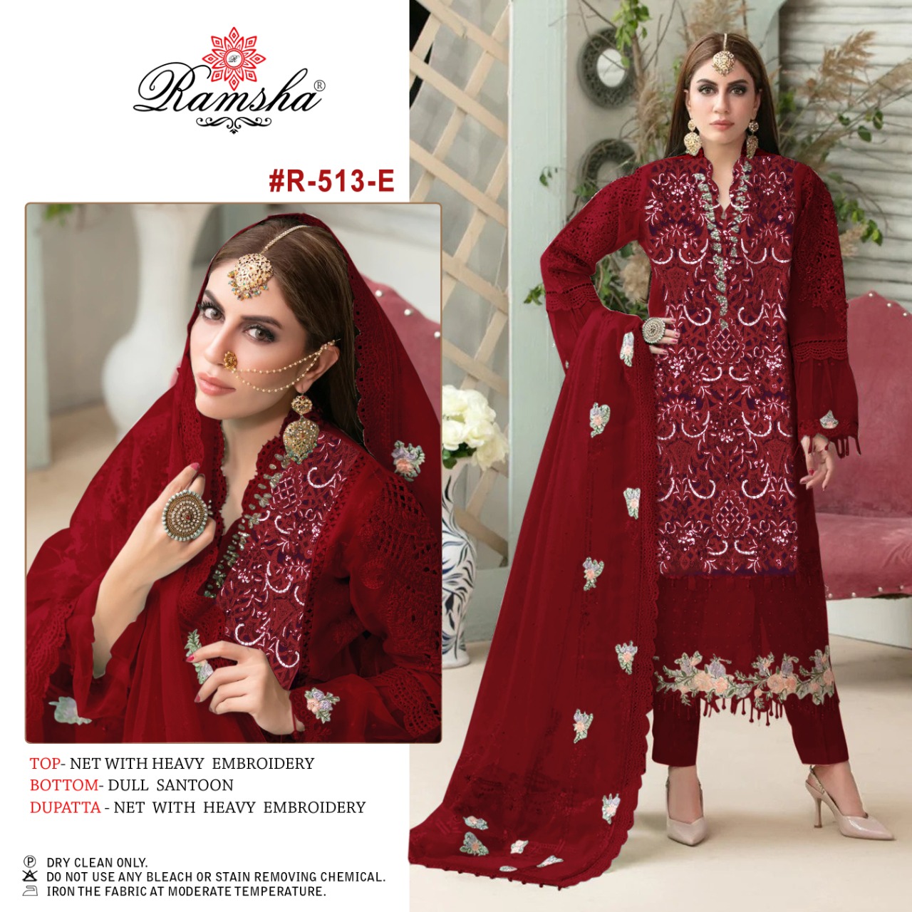 Ramsha Suit R-513 Nx New Colors