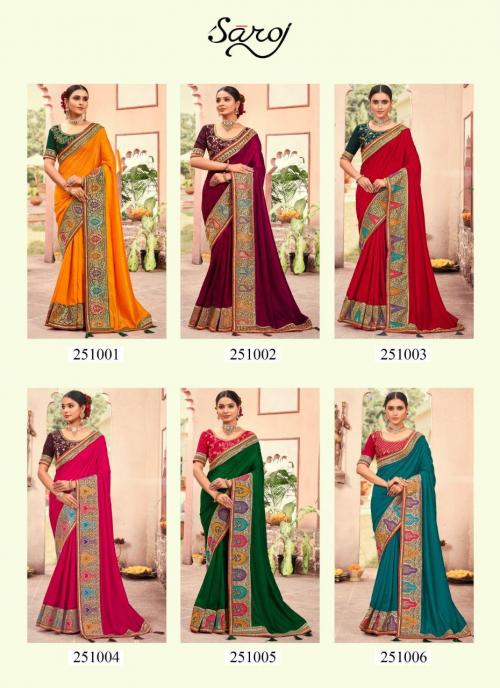Saroj Saree Atrangi 251001-251006 Price - 9120