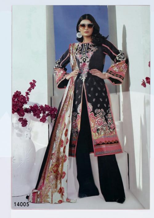 Apana Cotton Suit Aaliya Karachi Cotton 14005 Price - 449