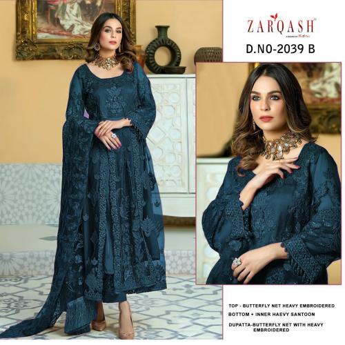 Khayyira Suits Zarqash Firdous 2039-B Price - 1320