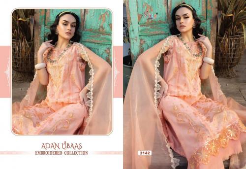 Shree Fab Adan Libaas Embroidered Collection 3142 Price - 1049