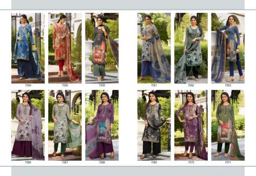 Vishwam Fabrics Espresso 7054-7071 Price - 9660