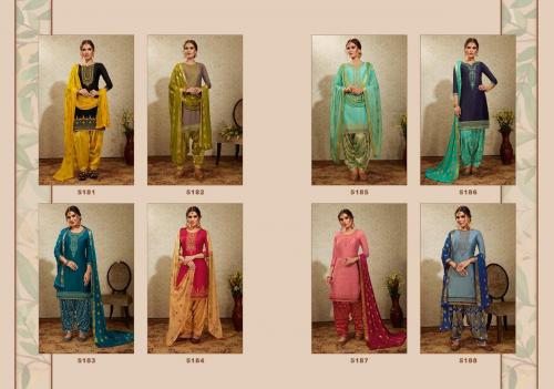 Kessi Fabrics Shangar Patiyala House 5181-5188 Price - 7192