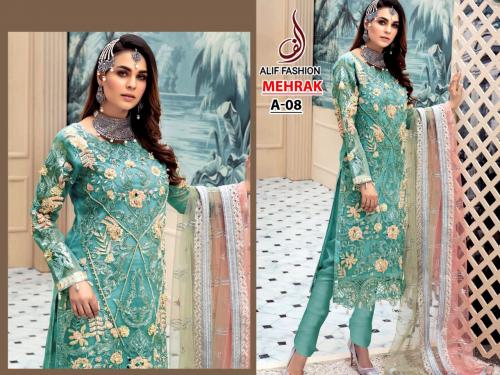 Alif Fashion Mehrak A-08 Colors 