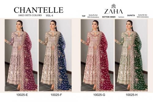 ZAHA CHANTELLE VOL-4 10025-E TO 10025-H Price - 5596