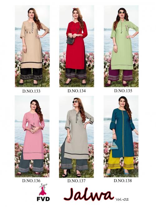 Fashion valley Dresses Jalwa 133-138 Price - 4200