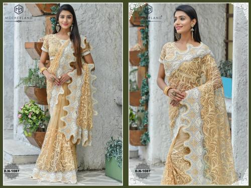 Motherland Net Designer Wedding Saree 1087 Price - 4880