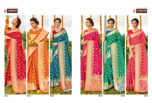 Sangam Prints Shivoham Silk 9001-9006 Price - 7950