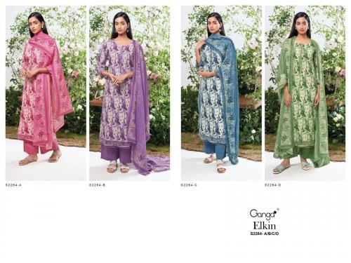 GANGA ELKIN S-2284-A TO S-2284-D Price - 9336