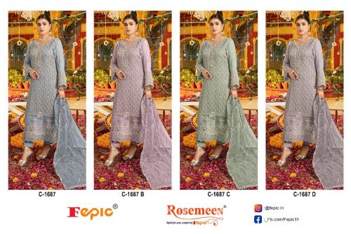 FEPIC ROSEMEEN C-1687-A TO C-1687-D Price - 5796