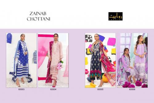 Rawayat Zainab Chottani 60003-60006 Price - 4596