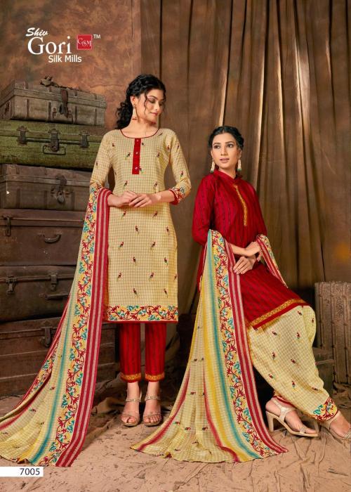 Shiv Gori Silk Mills Laado 7005 Price - 349