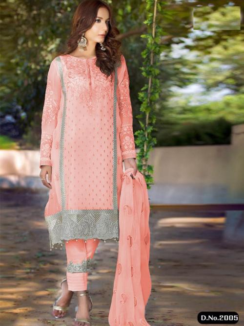 2005 Peach Salwar Suit