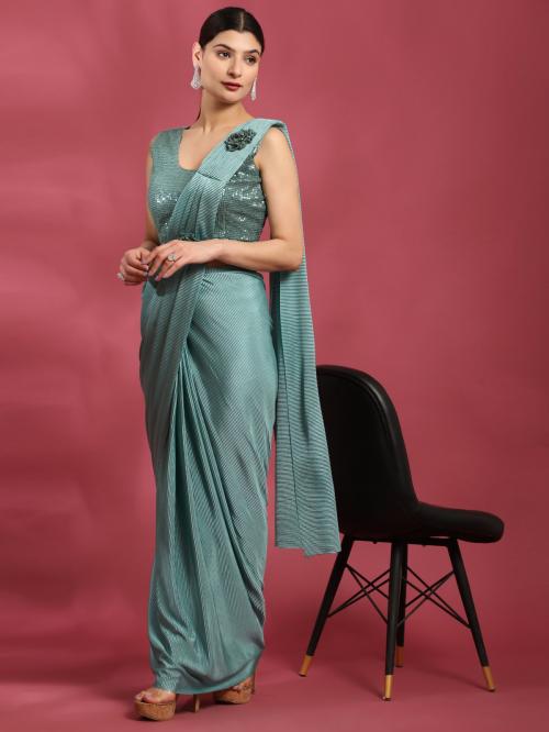 Aamoha Trendz Ready To Wear Designer Saree 101006-A Price - 1275