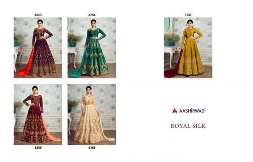 Aashirwad Creation Royal Silk 8253-8257 Price - 11475