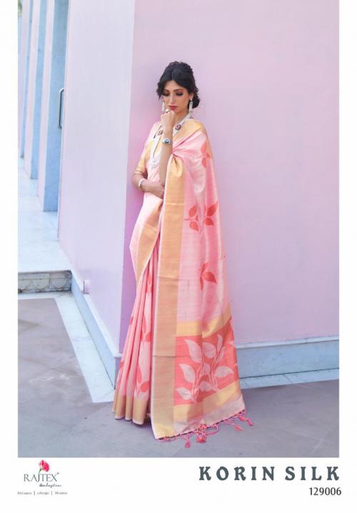 Rajtex Saree Korlin Silk 129006 Price - 1245