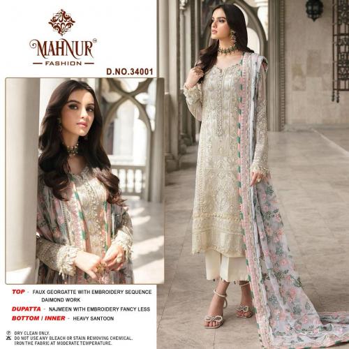 Mahnur Fashion Mahnur Vol-34 34001-34002 Series