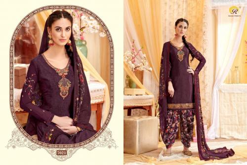 Rashi Prints Royal Crape Vol-3 7021-7028 Series