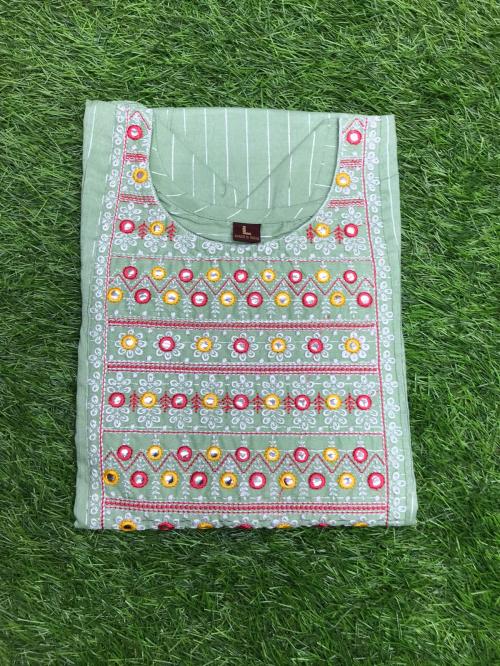 Non Catalog Jaipuri Cotton Anarkali Kurtis 101-D	 Price - 399
