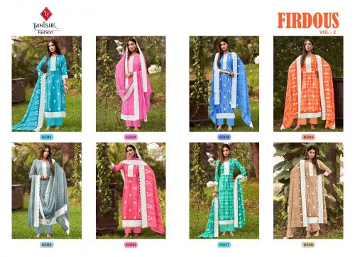 Tanishak Fashion Firdous 6501-6508 Price - 3800
