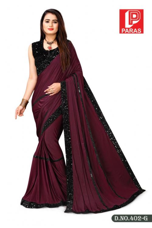 Paras Saree Sparkle 402 G Price - 1550