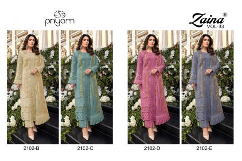 Pariyam Fashion Zaina 2102 Colors  Price - 4920