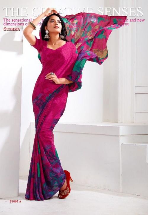Sushma Saree The Creative Senses 51005-A Price - 805
