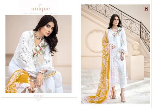 Deepsy Suits Maria B Gold Collection 481 C Price - 1049