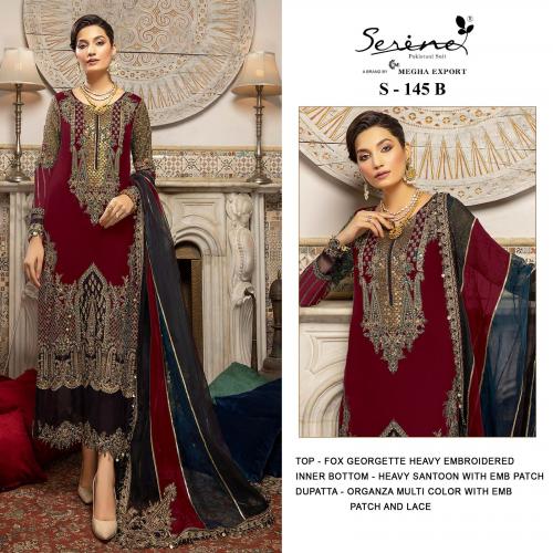 Serine Pakistani Suit S-145-B Price - 1499