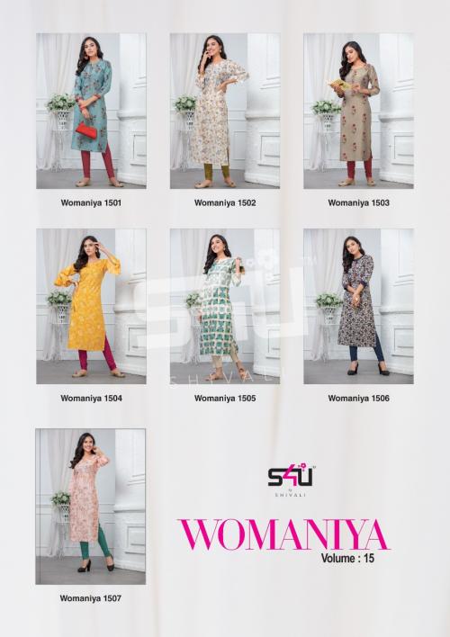 Shivali S4U Womaniya 1501-1507 Price - 4200