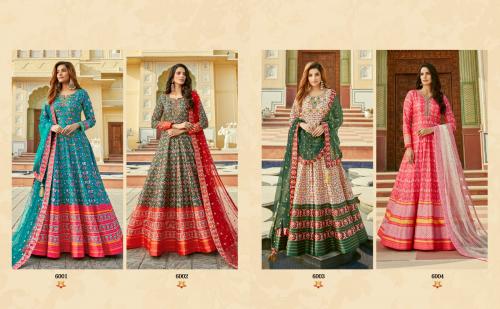 Virasat Gowns Padmasundari 6001-6004 Price - 12780