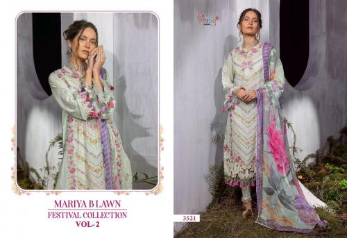 SHREE FAB MARIYA B LAWN FESTIVAL COLLECTION VOL-2 3521 TO 3526