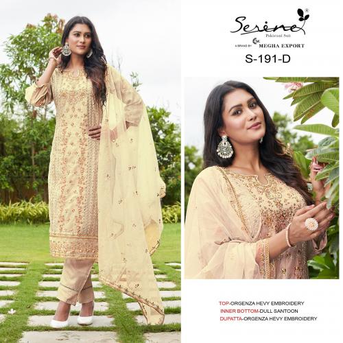 Serine Pakistani Suit S-191-D Price - 1249