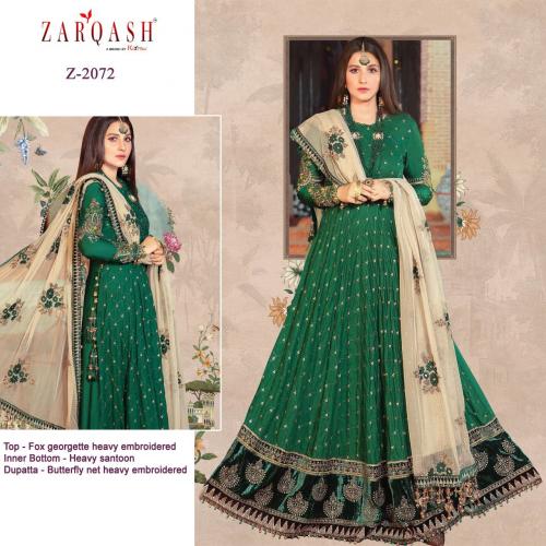 Khayyira Suits Zarqash Sateen Maria .B Z-2072 Price - 1440