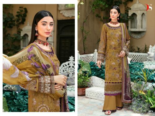 DEEPSY SUITS CHEVERON-12 5074 Price - CHIFFON DUP - 899, COTTON DUP - 949