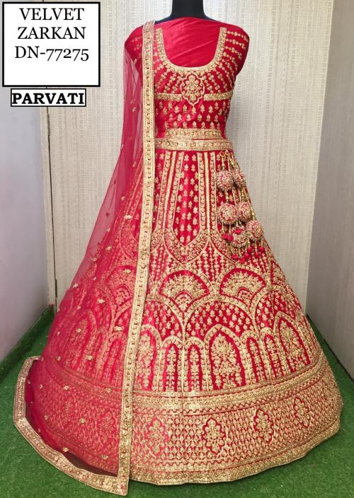 Parvati Designer Lehenga 77275 Price - 12695