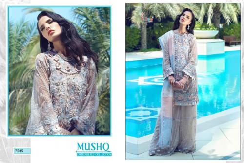 Shree Fabs Mushq Embroidered Collection 7505 Price - 1480