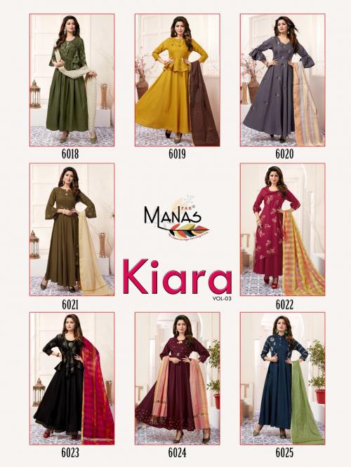 Manas Kiara 6018-6025 Price - 5992
