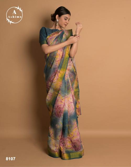 Ashima Saree Kaatha Cotton 8107 Price - 690