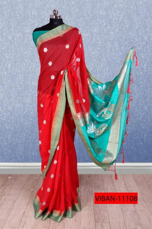 Mintorsi Designer Banarasi Silk Saree 11108 Price - 1530