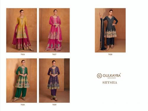 GULKAYRA DESIGNER SHYSHA 7416 TO 7420 Price - 13225