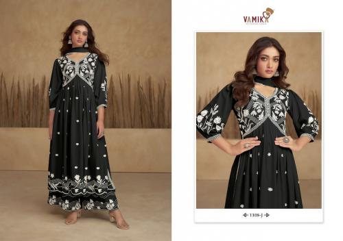Vamika Fashion Aadhira Vol-6 Silver 1108-J Price - 1345