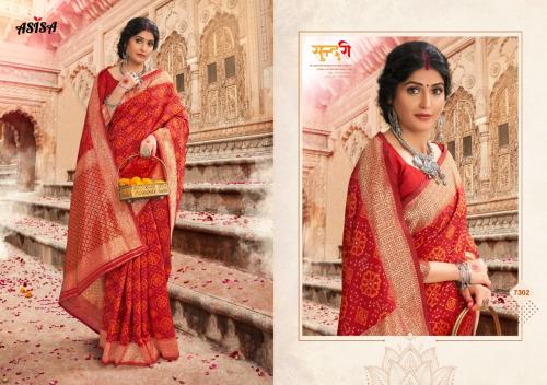 Asisa Saree Bandhani 7302 Price - 995