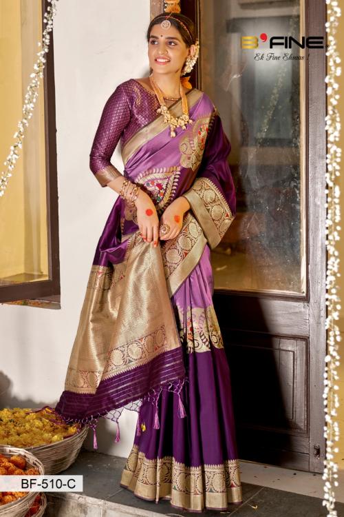 B Fine Saree Parampara BF-510-C Price - 2195