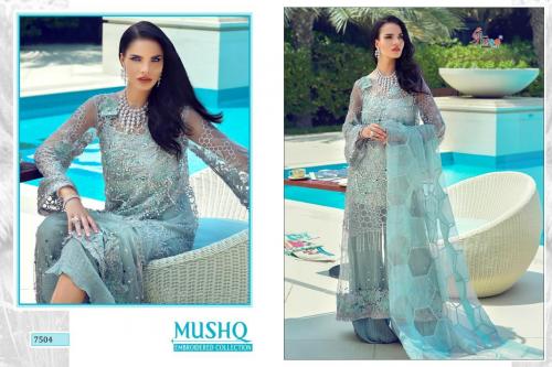 Shree Fabs Mushq Embroidered Collection 7504 Price - 1620