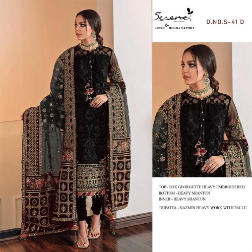 Serene Pakistani Suit S-41-D Price - 1300
