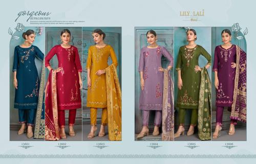 Lily And Lali Hasmeena 13601-13606 Price - 7770
