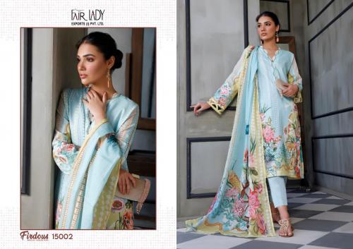 Fair Lady Firdous Digital Collection 15002 Price - Chiffon Dup-675 , Cotton Dup-725	