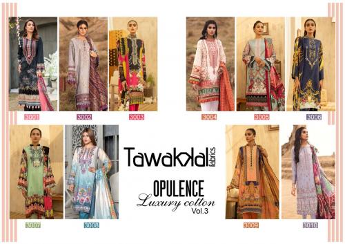 Tawakkal Fabrics Opulence Luxury Cotton 3001-3010 Price - 3900